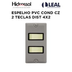 ESPELHO PVC COND CZ 2 TECLAS DIST 4X2 HIDROSSOL - ... - Comercial Leal