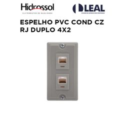 ESPELHO PVC COND CZ RJ DUPLO 4X2 HIDROSSOL - 04067 - Comercial Leal