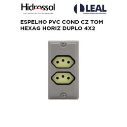 ESPELHO PVC COND CZ TOM HEXAG HORIZ DUPLO 4X2 HIDR... - Comercial Leal