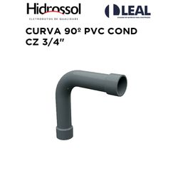 CURVA 90º PVC COND CZ 3/4 - 04080 - Comercial Leal