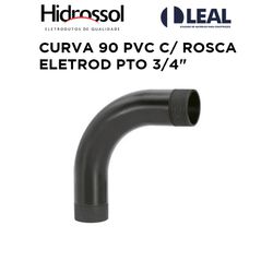 CURVA 90 PVC C/ ROSCA ELETROD PTO 3/4 - 05139 - Comercial Leal