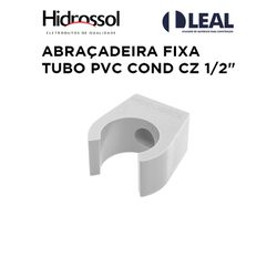ABRAÇADEIRA FIXA TUBO PVC COND CZ 1/2 - 05315 - Comercial Leal