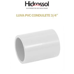 LUVA PVC COND BCO 3/4
