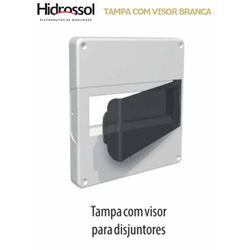 TAMPA C/ VISOR PVC COND BCO 20X20 HIDROSSOL - 0662 - Comercial Leal