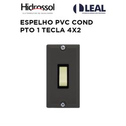 ESPELHO PVC COND PTO 1 TECLA 4X2 HIDROSSOL - 06637 - Comercial Leal