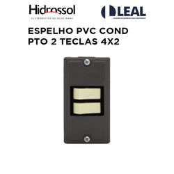 ESPELHO PVC COND PTO 2 TECLAS 4X2 HIDROSSOL - 0663 - Comercial Leal