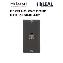 ESPELHO PVC COND PTO RJ SIMP 4X2 HIDROSSOL - 06641 - Comercial Leal