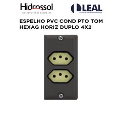 ESPELHO PVC COND PTO TOM HEXAG HORIZ DUPLO 4X2 HID... - Comercial Leal