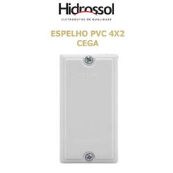 ESPELHO PVC COND BRANCO TAMPA CEGA 4X2 HIDROSSOL -... - Comercial Leal