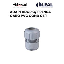 ADAPTADOR COM PRENSA CABO PVC COND CINZA 1 - 13894 - Comercial Leal