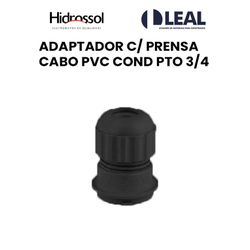 ADAPTADOR COM PRENSA CABO PVC COND PRETO 3/4 - 138... - Comercial Leal