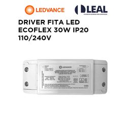 DRIVER FITA LED ECOFLEX 30W IP20 110/240V LEDVANCE... - Comercial Leal