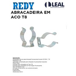 ABRACADEIRA EM ACO T8 REDY - 04102 - Comercial Leal