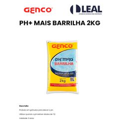 PH+ MAIS BARRILHA 2KG GENCO - 14053 - Comercial Leal