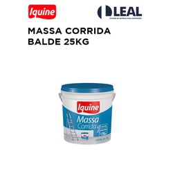MASSA CORRIDA BALDE 25KG IQUINE - 12977 - Comercial Leal