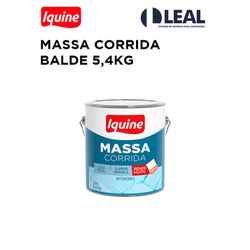 MASSA CORRIDA BALDE 5,4KG IQUINE - 12978 - Comercial Leal