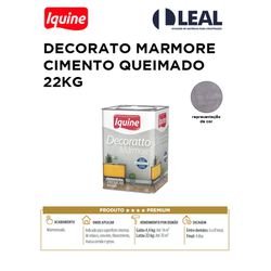 DECORATO MARMORE CIMENTO QUEIMADO 22KG IQUINE - 12... - Comercial Leal