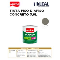 TINTA PISO DIAPISO CONCRETO 3,6L IQUINE - 13202 - Comercial Leal