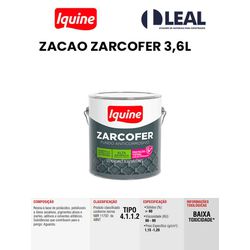 ZARCÃO ZARCOFER 3,6L IQUINE - 14101 - Comercial Leal