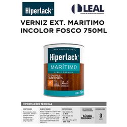 VERNIZ EXTERNO E INTERNO MARITIMO INCOLOR FOSCO 75... - Comercial Leal