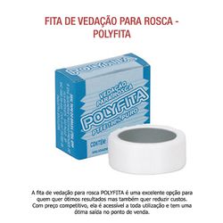 VEDA ROSCA 18MMX10M POLYFITA - 02199 - Comercial Leal