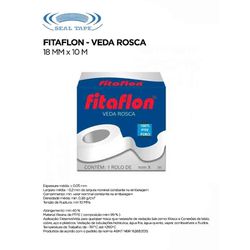 VEDA ROSCA 18MMX10M FITAFLON - 09489 - Comercial Leal