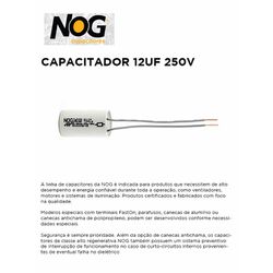 CAPACITOR 12UF 250V NOG - 09816 - Comercial Leal