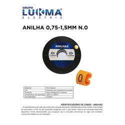 ANILHA 0,75-1,5MM N. 0 LUKMA PACOTE COM 1000 - 10... - Comercial Leal