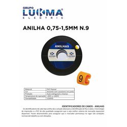 ANILHA 0,75-1,5MM N. 9 LUKMA PACOTE 1000 - 10107 - Comercial Leal
