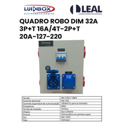 QUADRO ROBO DIM 32A 3P+T 16A/4T-2P+T 20A-127-220 L... - Comercial Leal