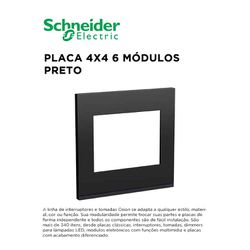 PLACA 4X4 6 MÓDULOS STELLAR BLACK ORION - 09871 - Comercial Leal