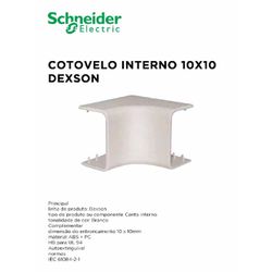 COTOVELO INTERNO BRANCO 10X10 DEXSON - 09956 - Comercial Leal