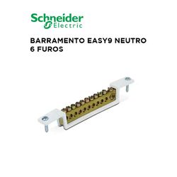BARRAMENTO EASY9 NEUTRO 6 FUROS - 10568 - Comercial Leal