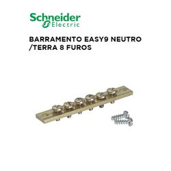 BARRAMENTO EASY9 NEUTRO/TERRA 8 FUROS - 10570 - Comercial Leal