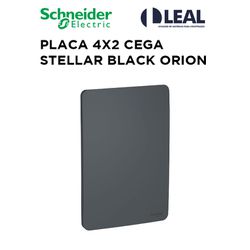 PLACA 4X2 CEGA STELLAR BLACK ORION - 12654 - Comercial Leal