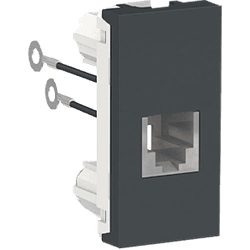 MODULO RJ11 2FIOS STELLAR BLACK ORION - 12739 - Comercial Leal