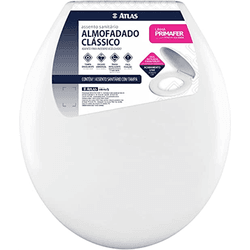 ASSENTO SANITÁRIO ALMOFADADO BÁSICO BRANCO ATLAS -... - Comercial Leal