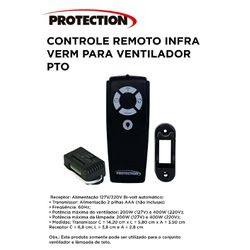 CONTROLE REMOTO INFRA VERMELHO PARA VENTILADOR PRE... - Comercial Leal