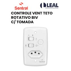 CONTROLE VENTILADOR DE TETO ROTATIVO BIVOLT COM TO... - Comercial Leal