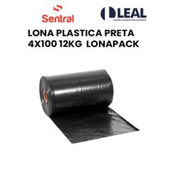 LONA PLÁSTICA PRETA 4X100 12KG LONAPACK - 01105 - Comercial Leal