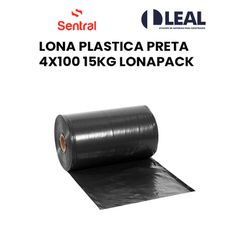 LONA PLÁSTICA PRETA 4X100 15 KG LONAPACK - 13862 - Comercial Leal