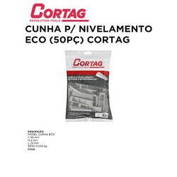 CUNHA PARA NIVELAMENTO ECO (50 PEÇAS) CORTAG - 07... - Comercial Leal