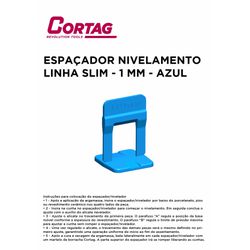 ESPAÇADOR NIVELADOR SLIM 1,0 mm - GRANEL CORTAG - ... - Comercial Leal