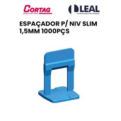 ESPAÇADOR NIVELADOR SLIM 1,5 MM 1000PÇS CORTAG - 1... - Comercial Leal