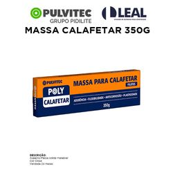 MASSA CALAFETAR 350G PULVITEC - 03392 - Comercial Leal