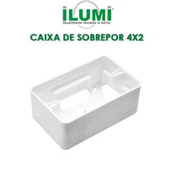 Caixa de Sobrepor 4×2 Branco ILUMI - 06238 - Comercial Leal