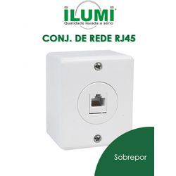 CONJUNTO DE REDE RJ45 BOX ILUMI - 06234 - Comercial Leal