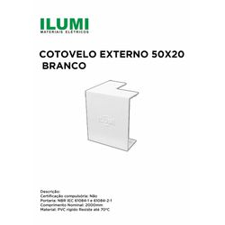 Cotovelo Externo 50×20 ILUMI - 10089 - Comercial Leal