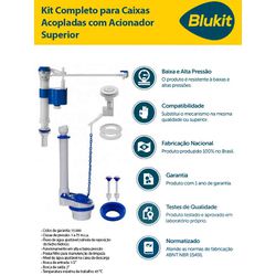 KIT COMPLETP UNIVERSAL PARA CAIXA ACOPLADA COM MEC... - Comercial Leal