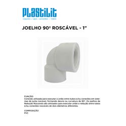 Joelho 90° Roscável 1